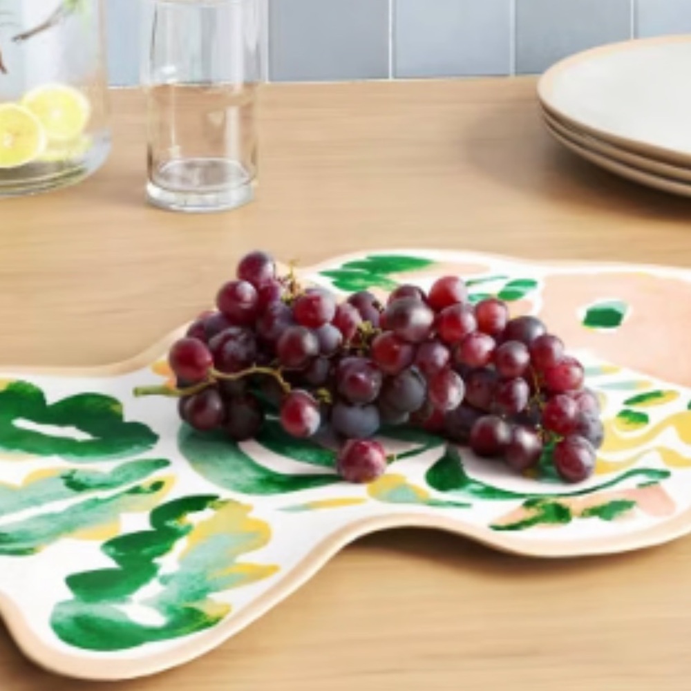 THRESHOLD NWT fish figural melamine serving platter -17” - Picture 2 of 3